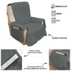 Pet Adobe Furniture Cover for Chair with Non-slip Strap | Stain Resistant Good for Kids and Pets (Gray) 951613GRV